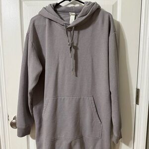 H&M Women's Gray Long Sleeve Dress